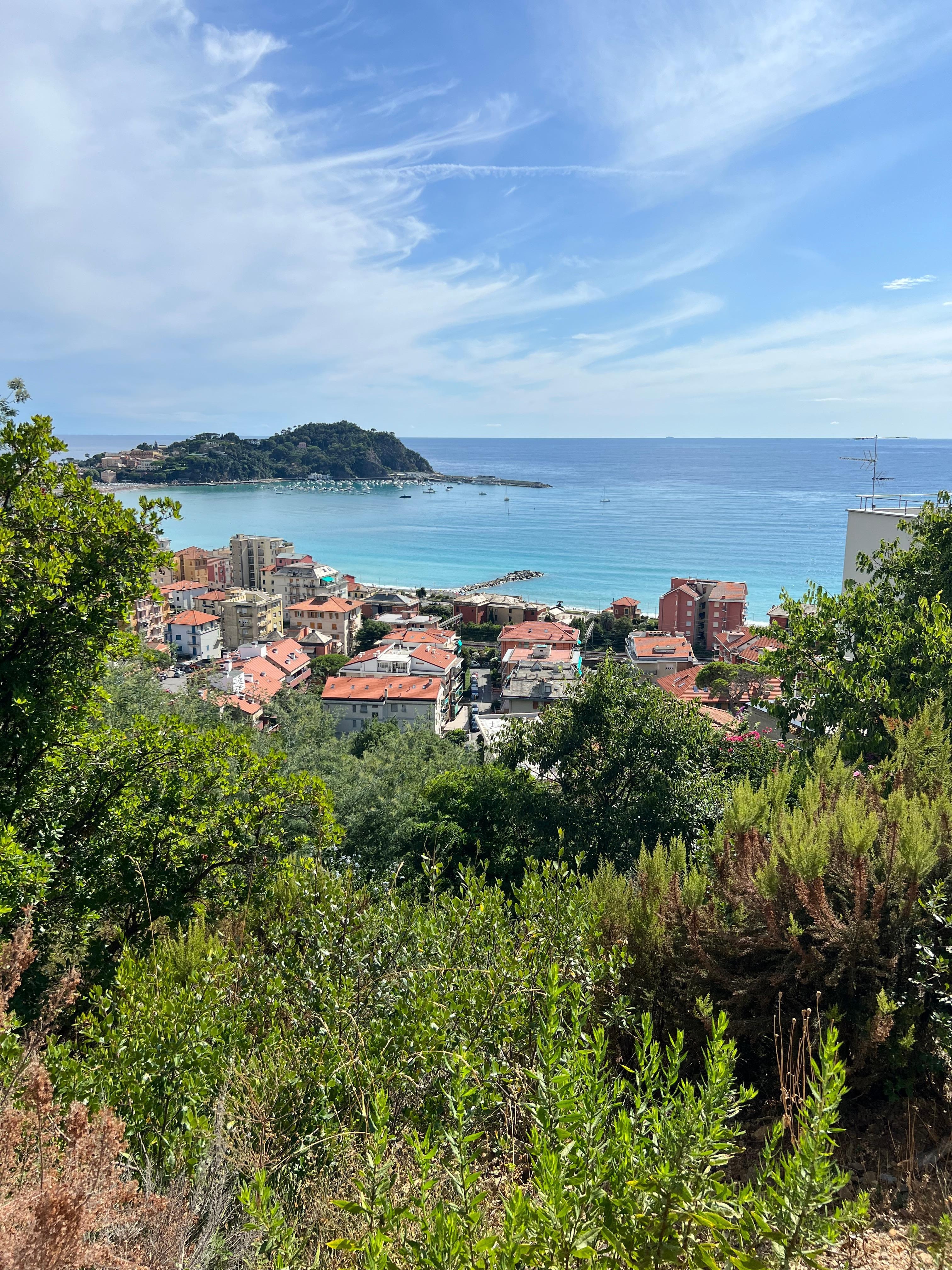 Blick von der Terrasse Richtung Meer