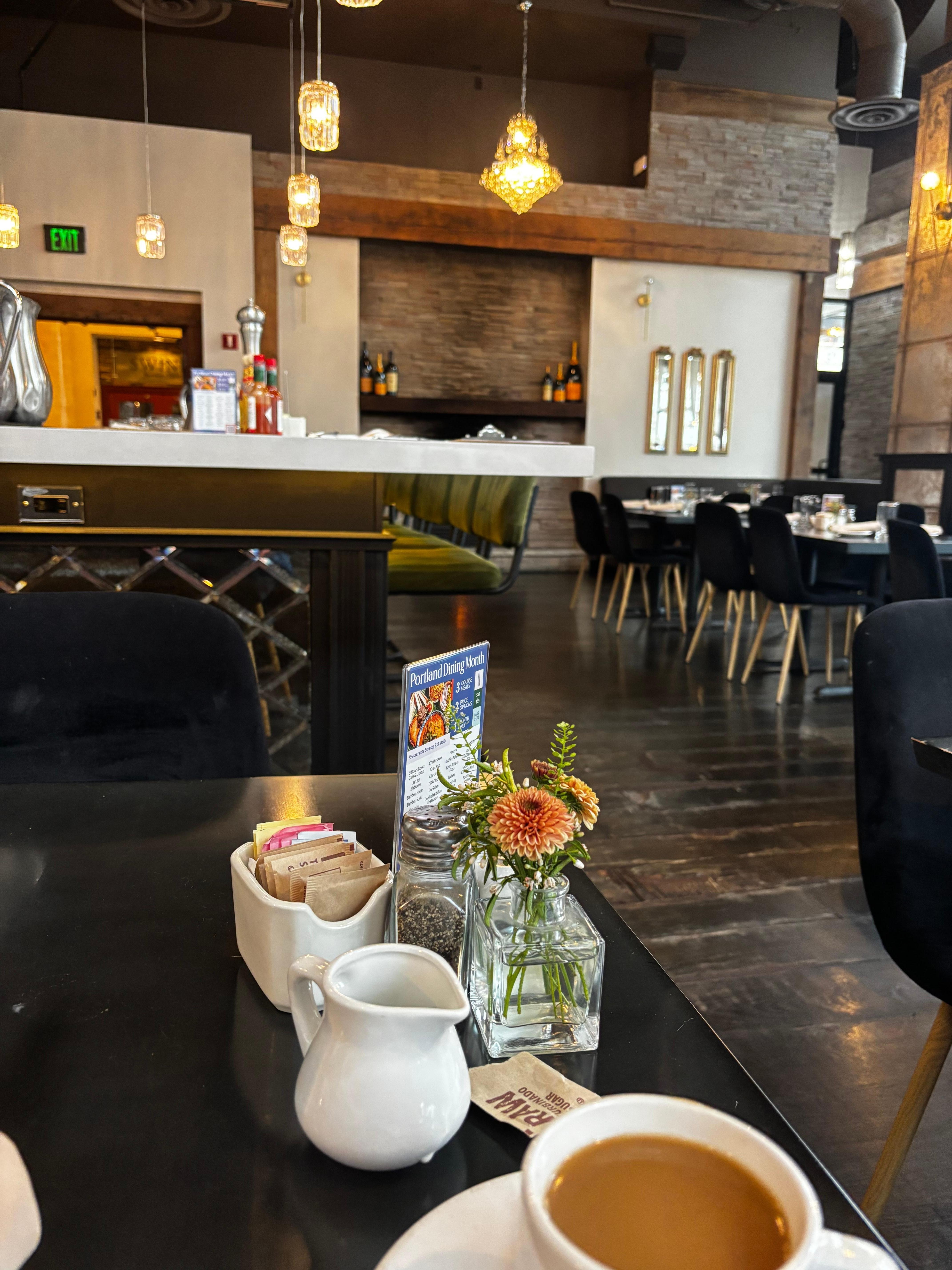 Inside the Tavern restaurant 