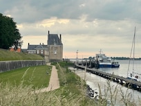 Blick aufs Hotel