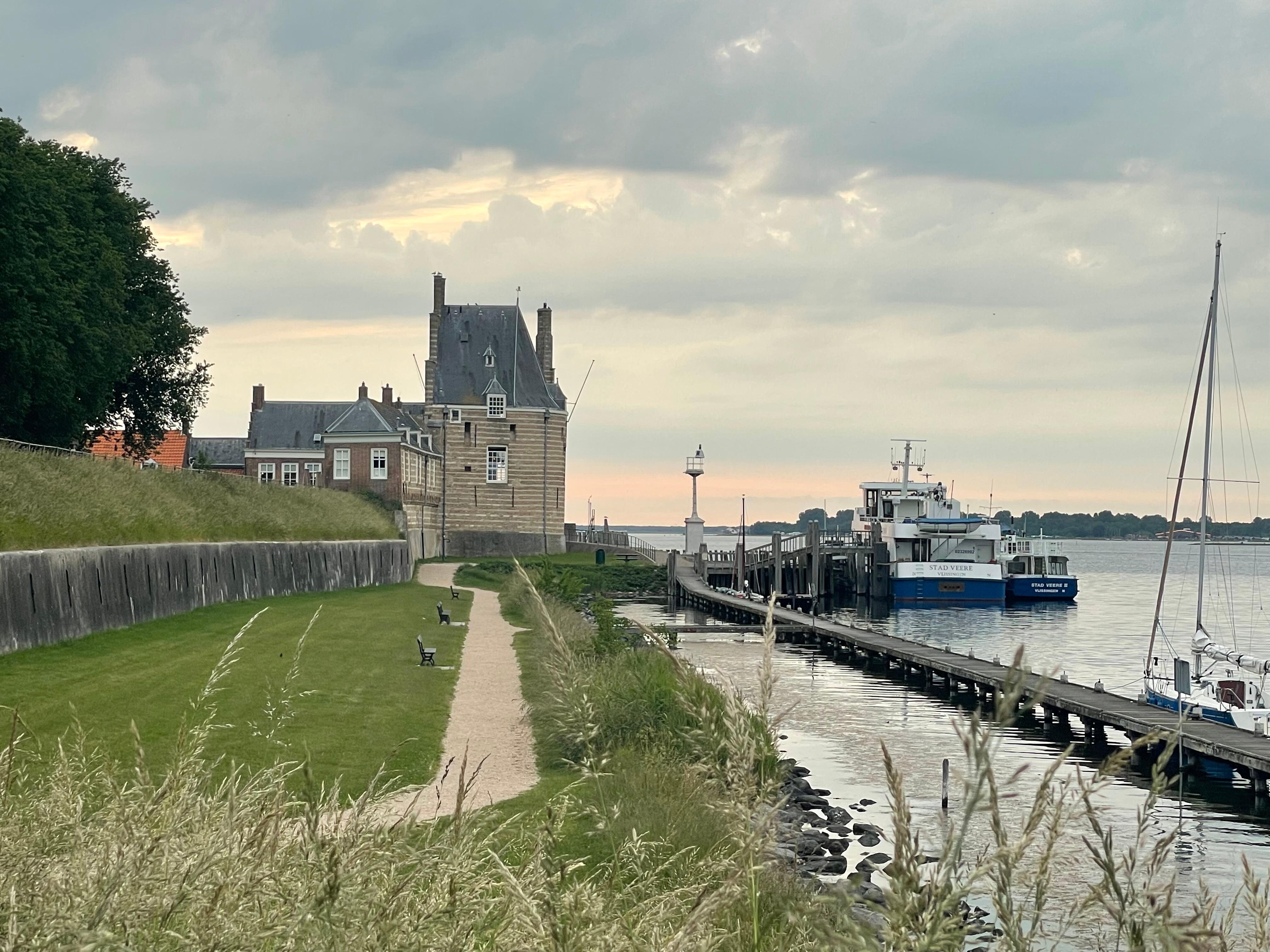Blick aufs Hotel