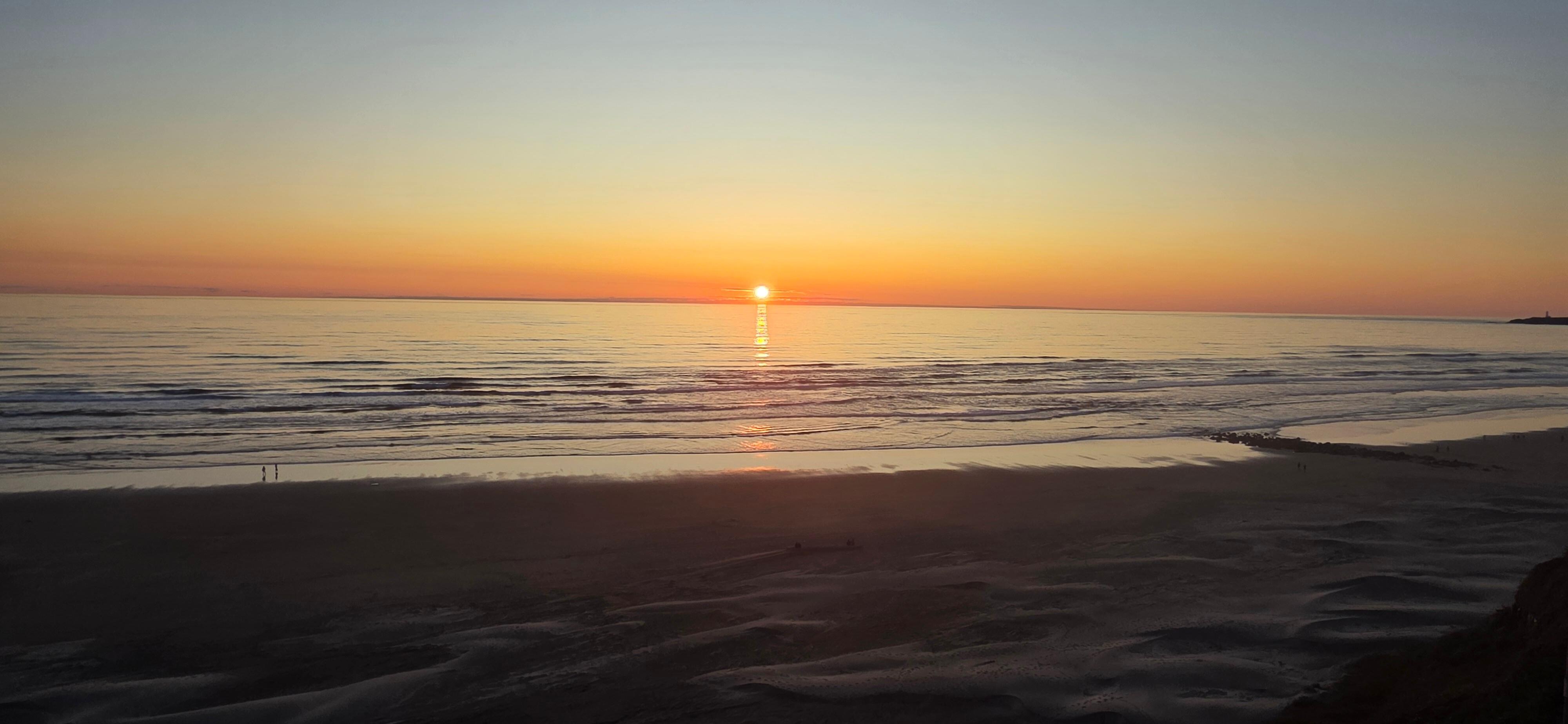 My sunset view on my last night's stay!