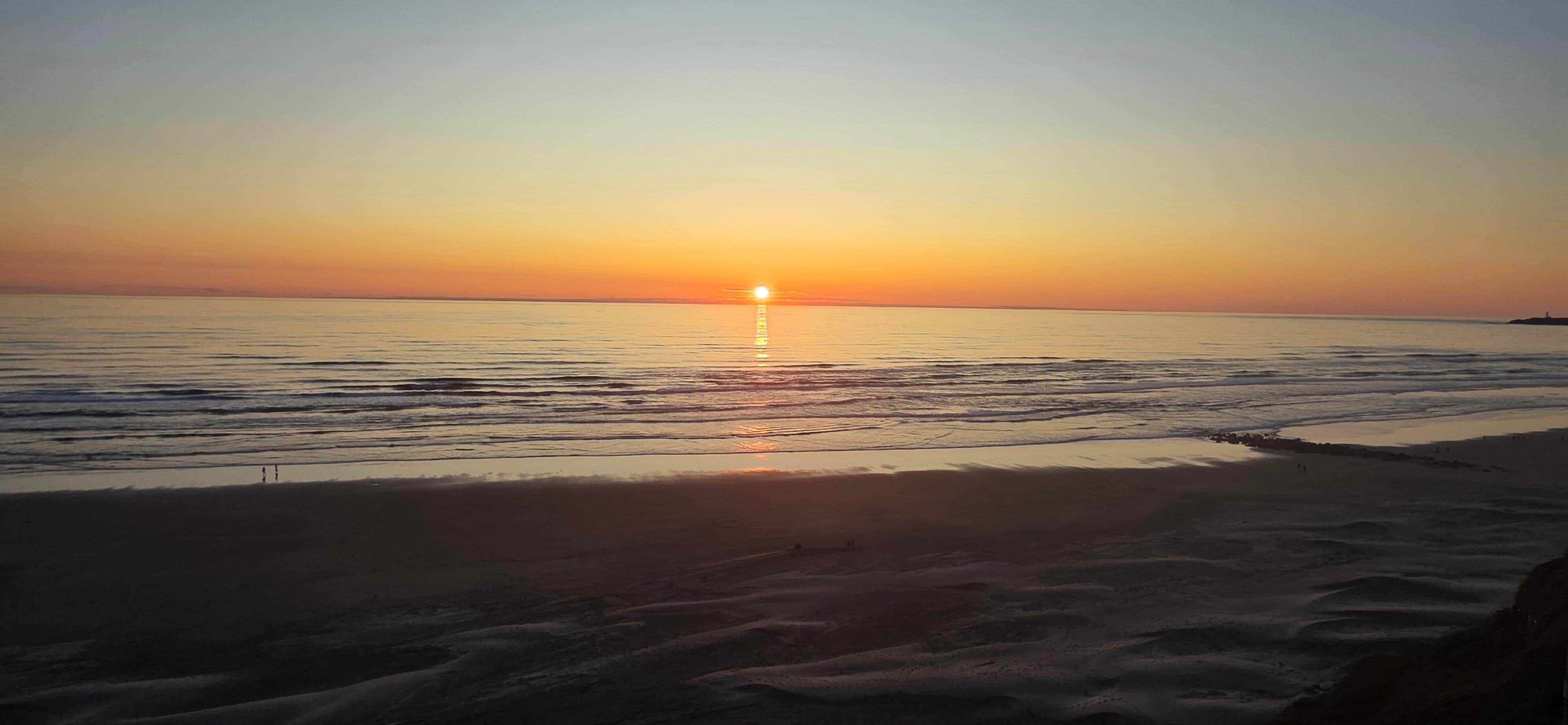 My sunset view on my last night's stay!