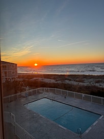 Sunrise from bedroom window