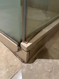 Detalle de la mampara