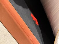 Mystery underwear in bed. Also a mystery why cleaning didn’t spot this.