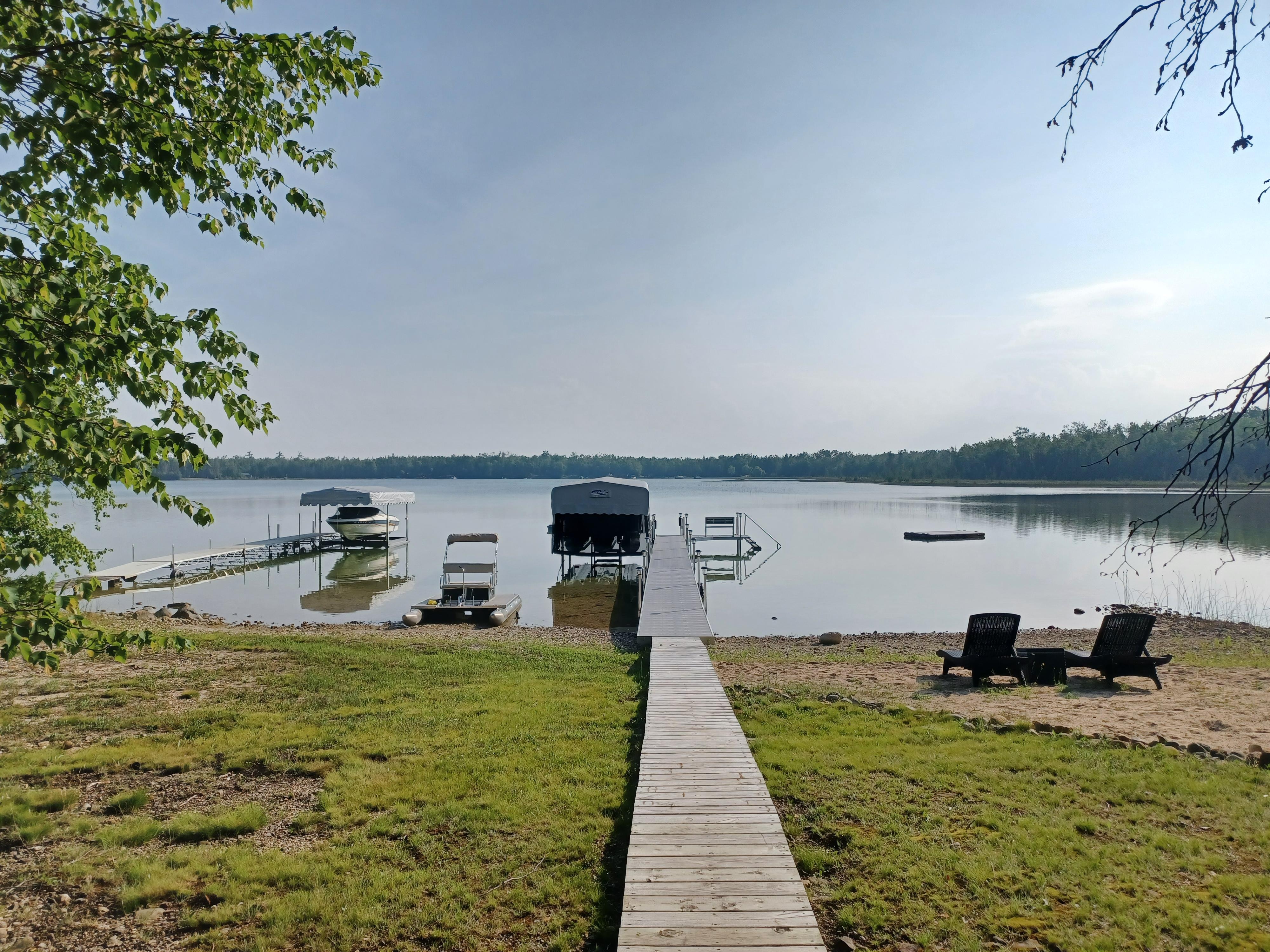 Lake view from the cottage 