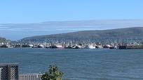 View from the deck toward town of Digby