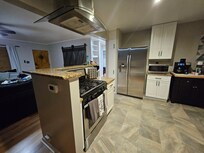 Kitchen and living room