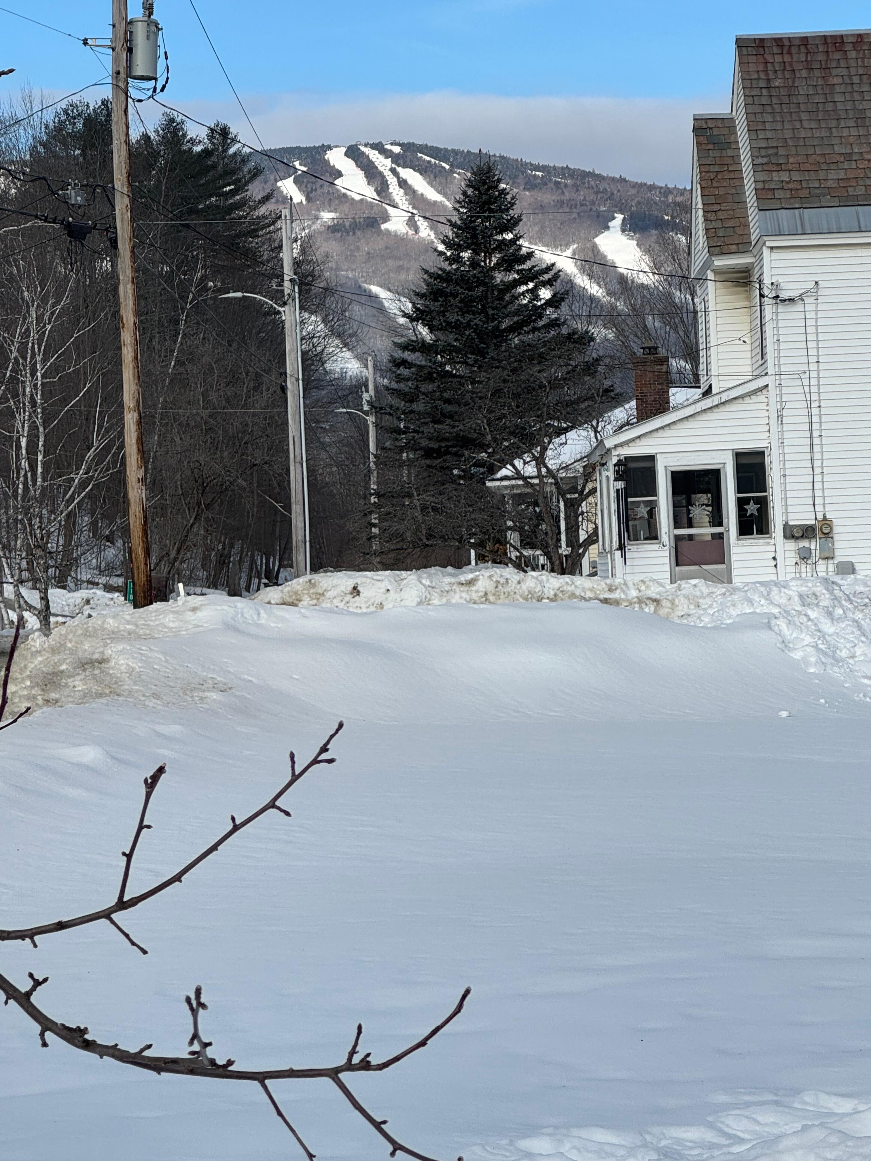 View of Okemo from the driveway