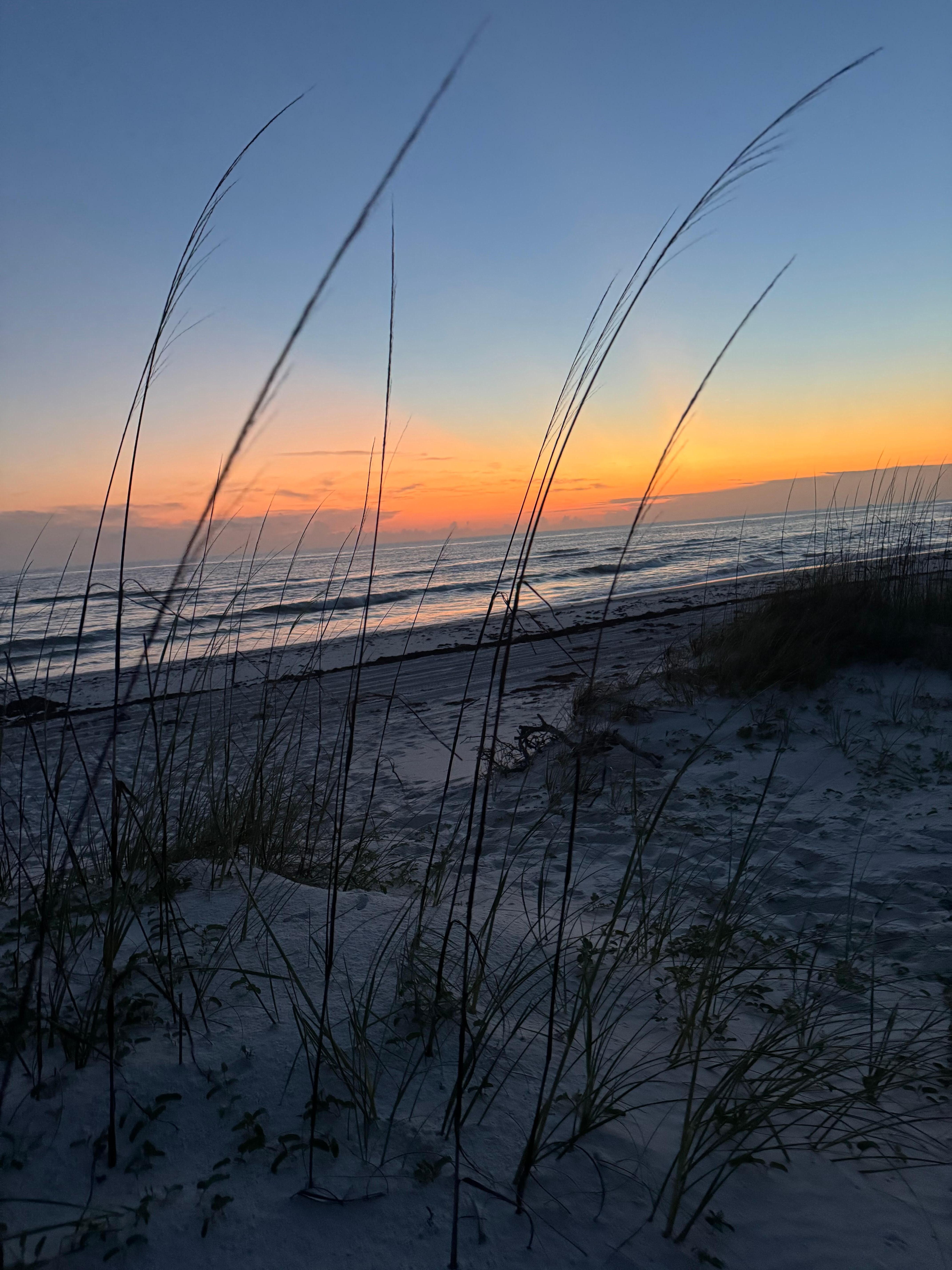 Across the road from the house is the beach access and the sunsets never disappoint 