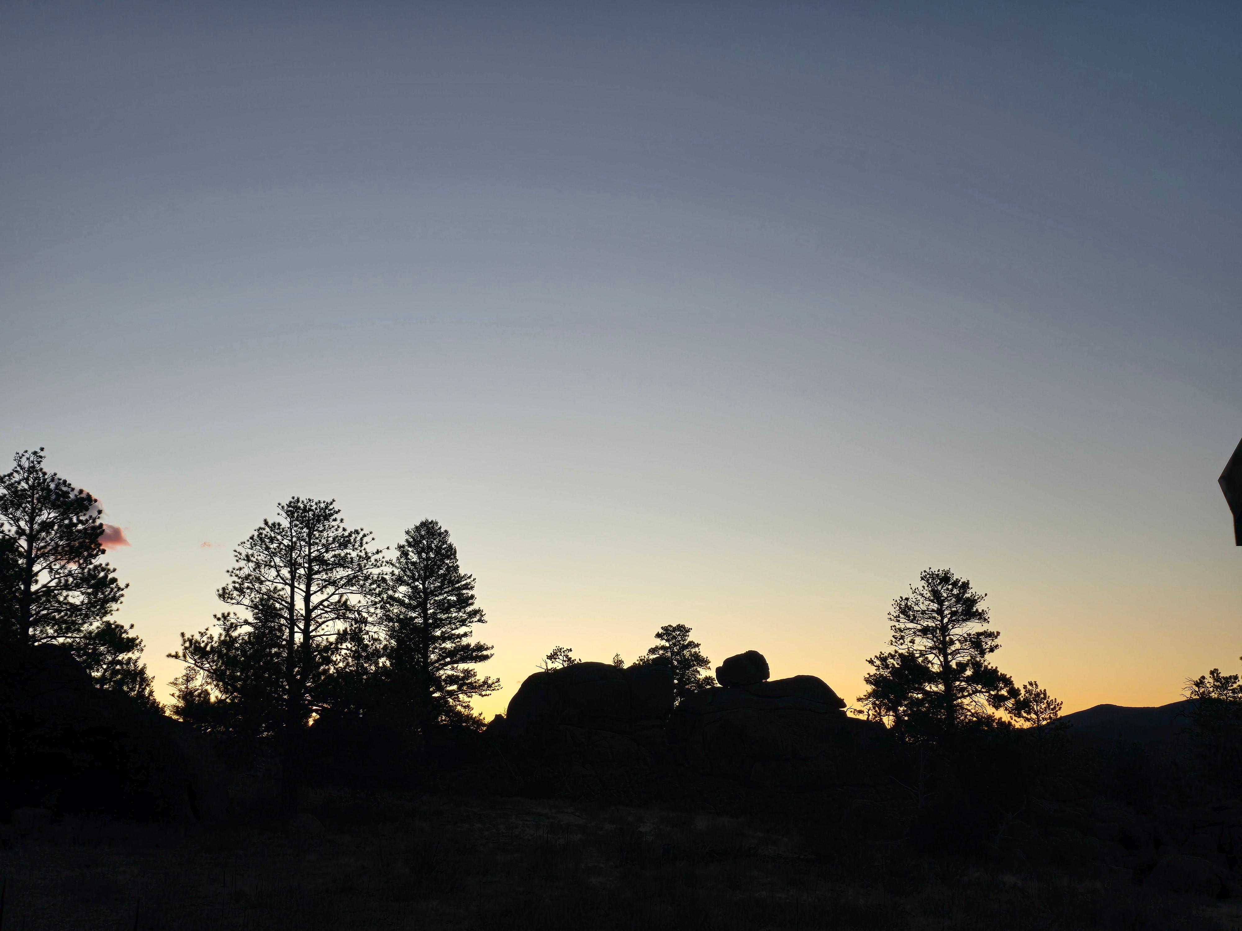 Sunrise from the property 