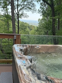 Hot tub serenity!