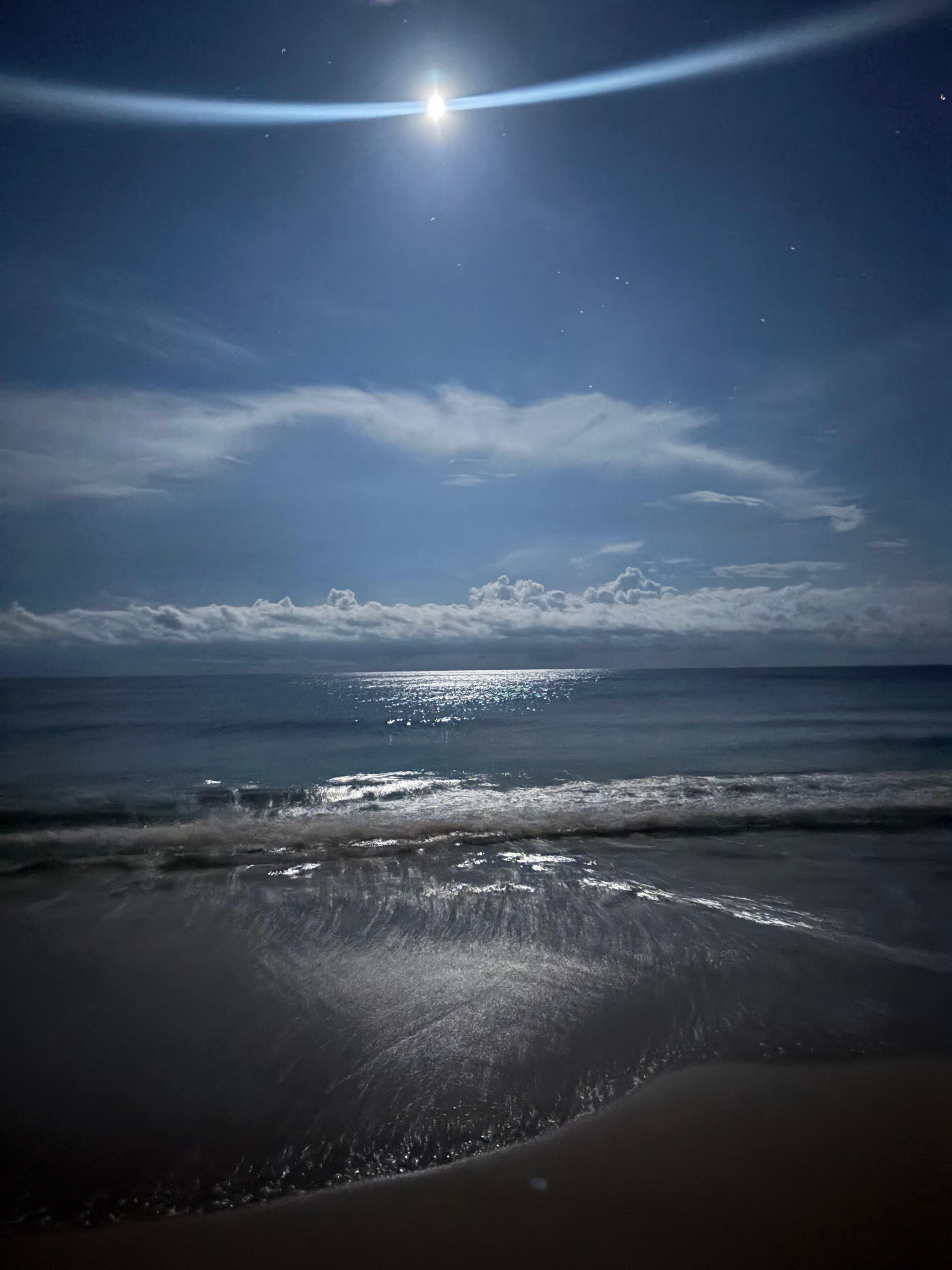 Sitting by the water was so peaceful and beautiful.