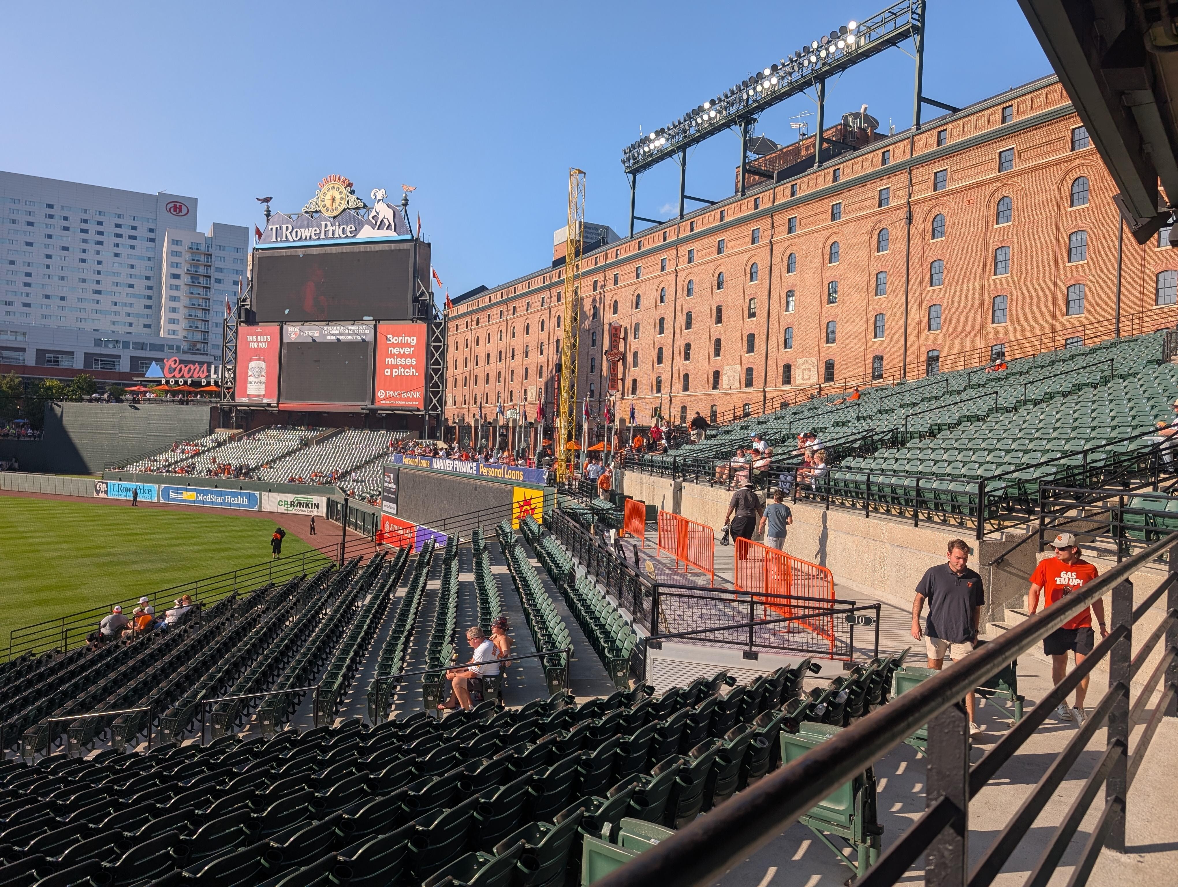The incomparable Oriole Park at Camden Yards