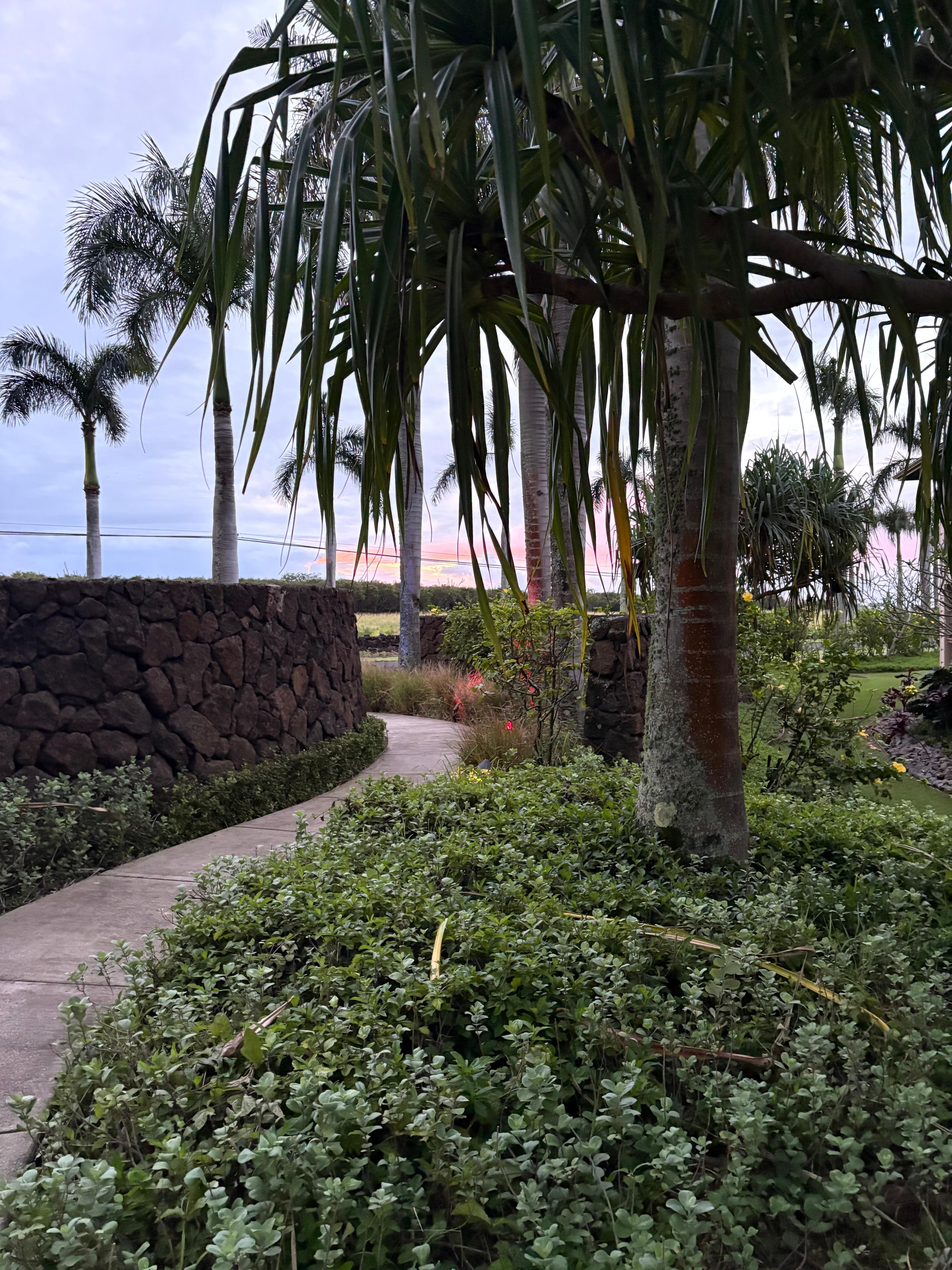 The area just outside the front door