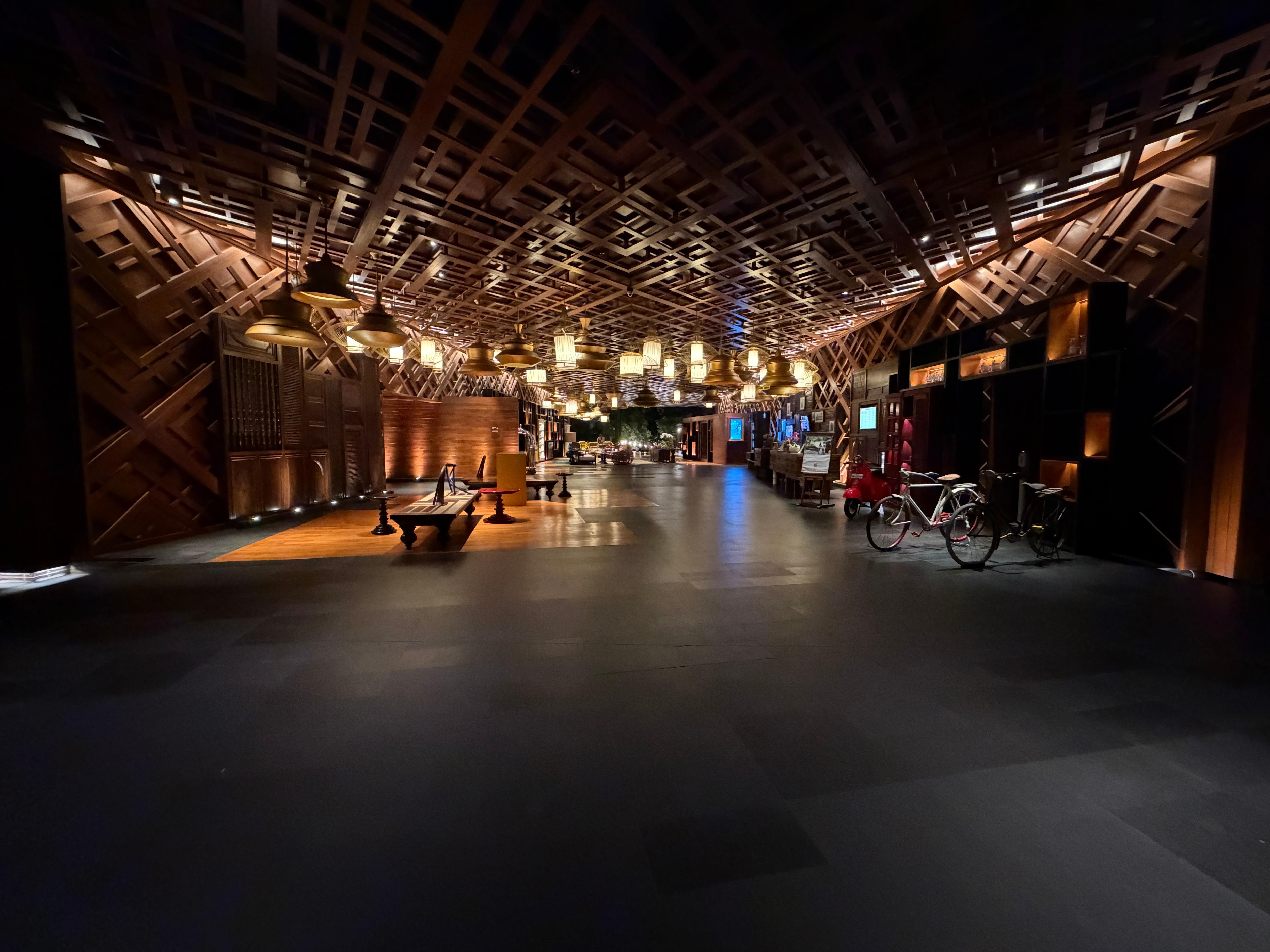 Lobby at night