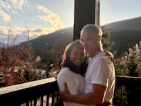 Golden hour on our patio