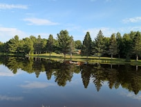 Reflection on the lake.