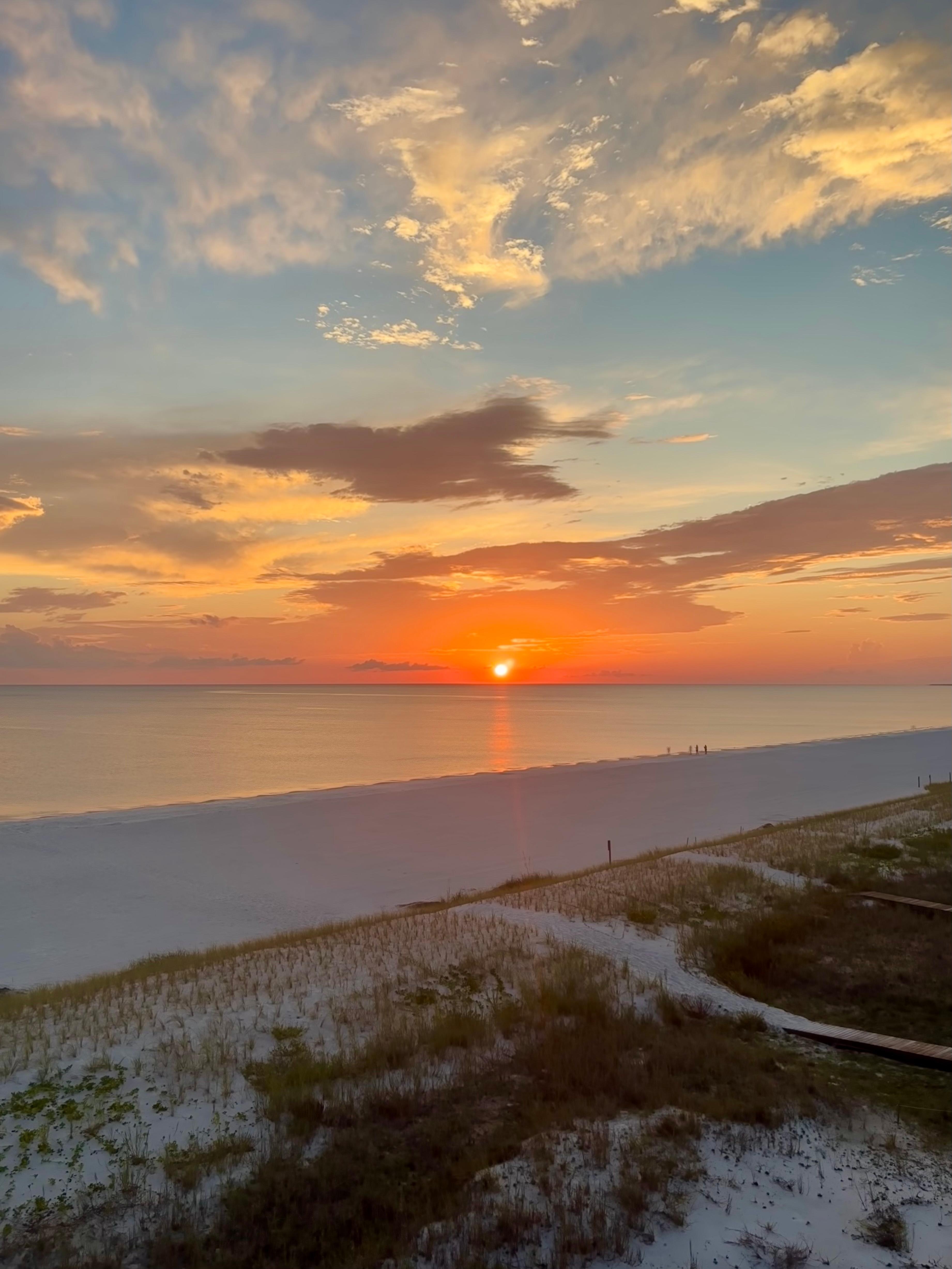 Sunset from our balcony