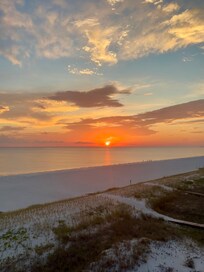 Sunset from our balcony