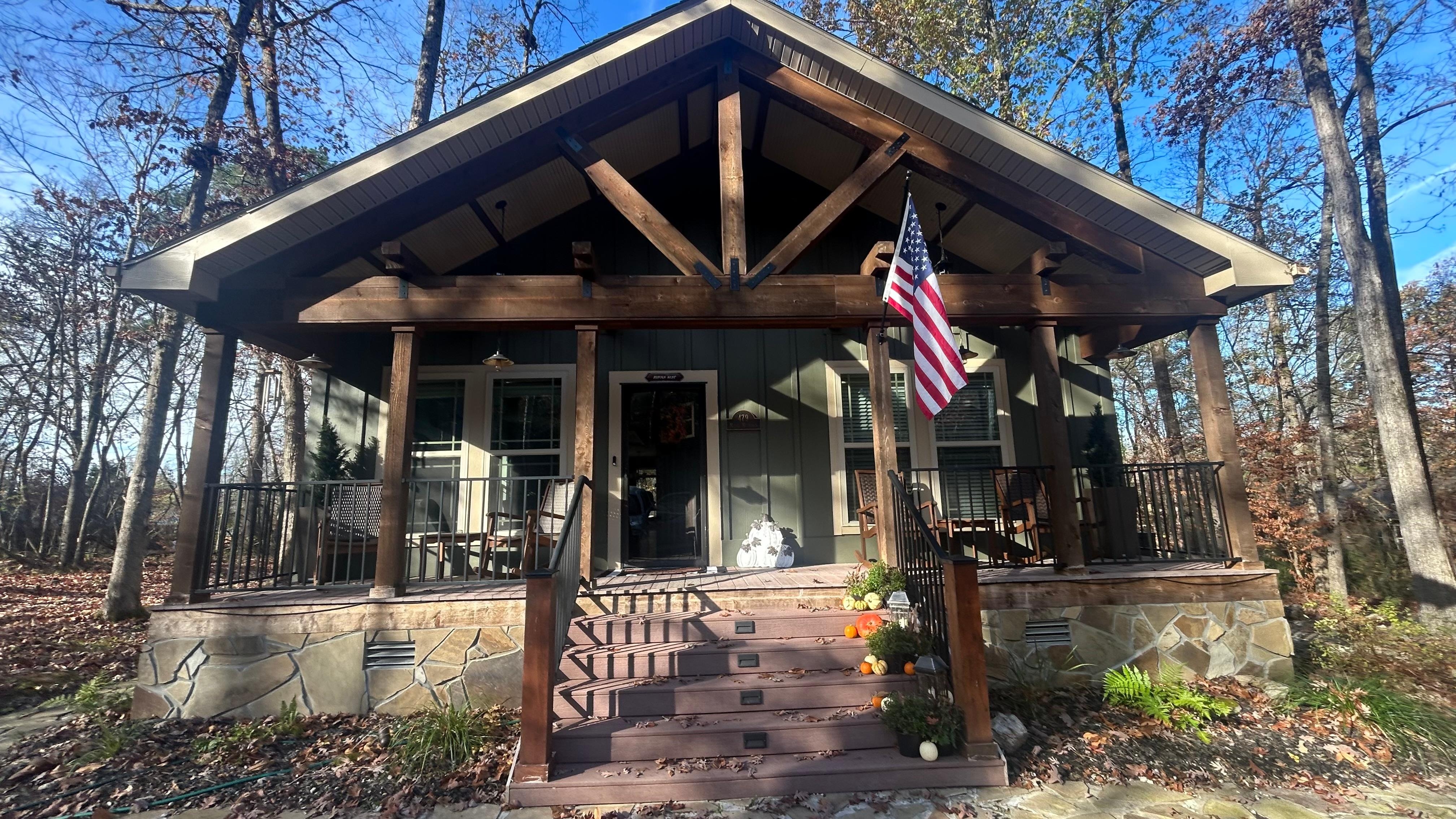 Outside front entrance 