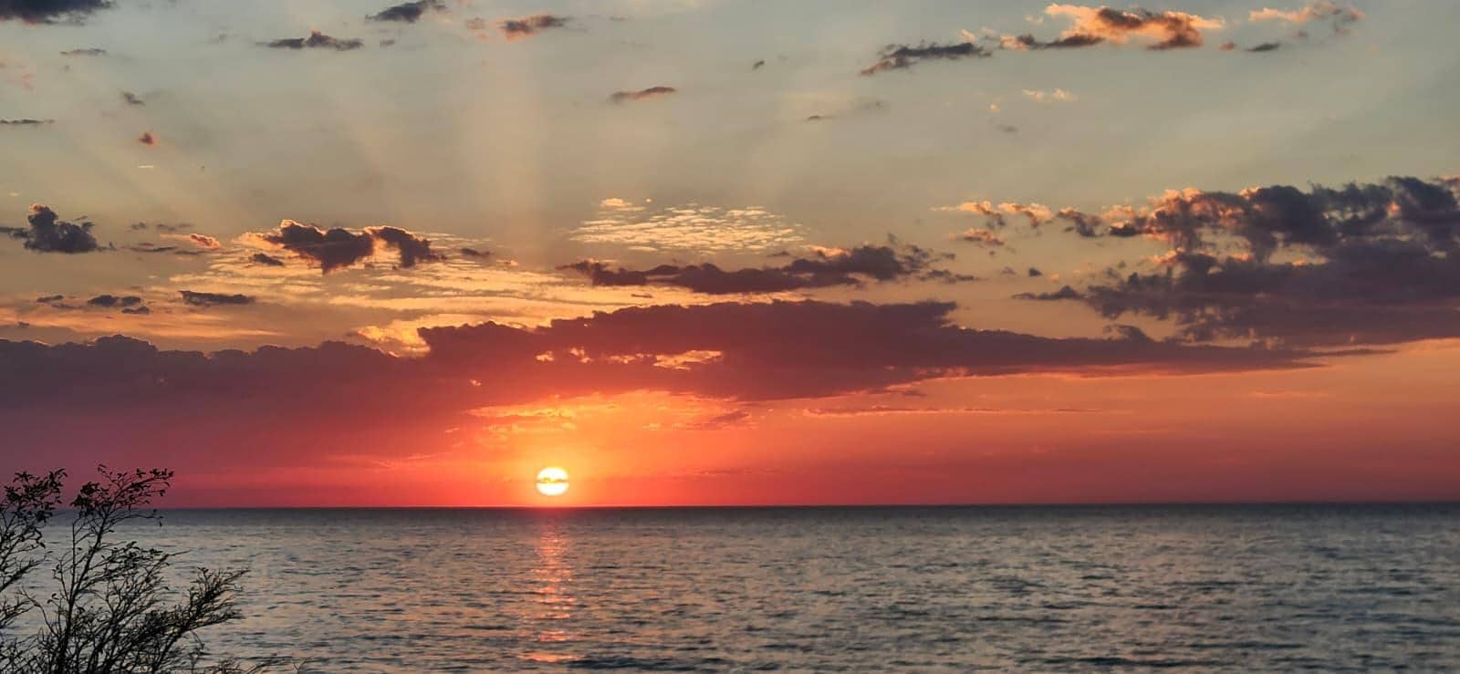 An incredible fall sunrise