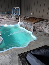 First look at the private pool!