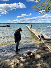 Boat entrance and dock