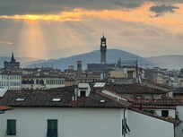 Morning view from the balcony that wraps around the unit.