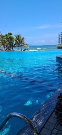 View from the infinity pool