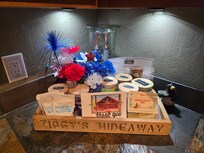 Beverage and snacks station
