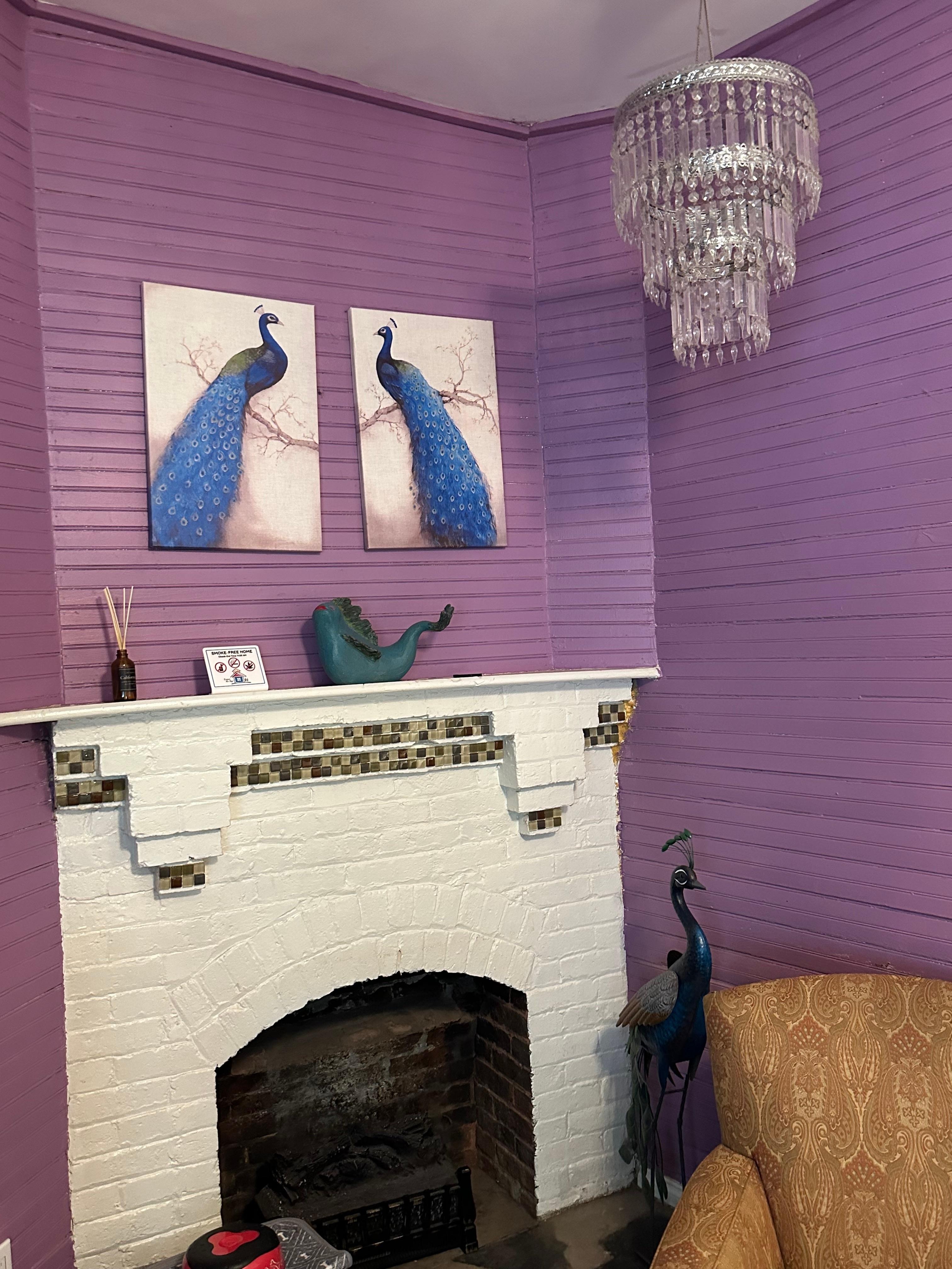 Corner of sitting area