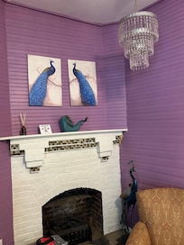 Corner of sitting area