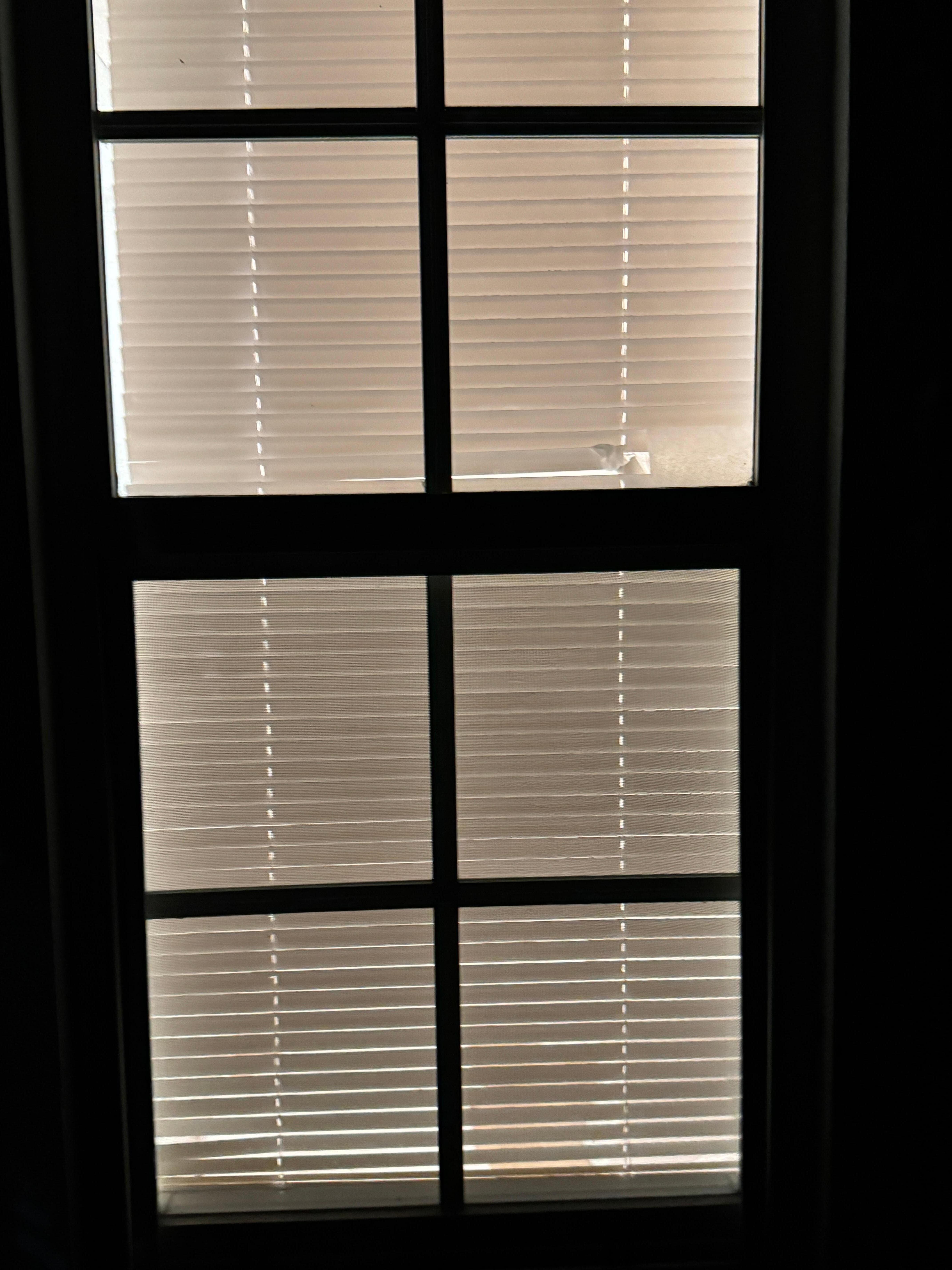 We put paper towels on the edges of the curtains