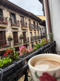breakfast on the balcony