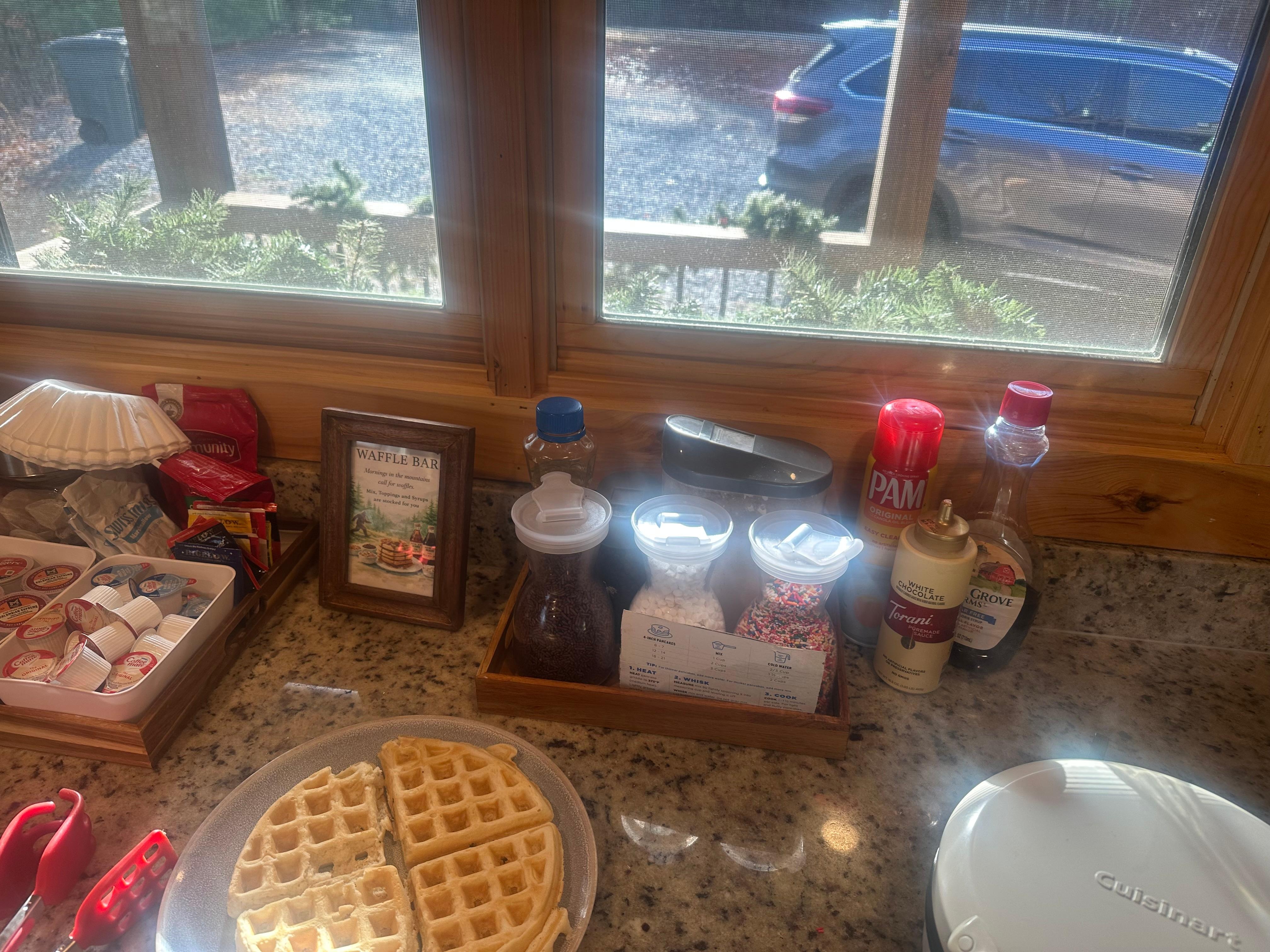 waffle bar was a big hit!