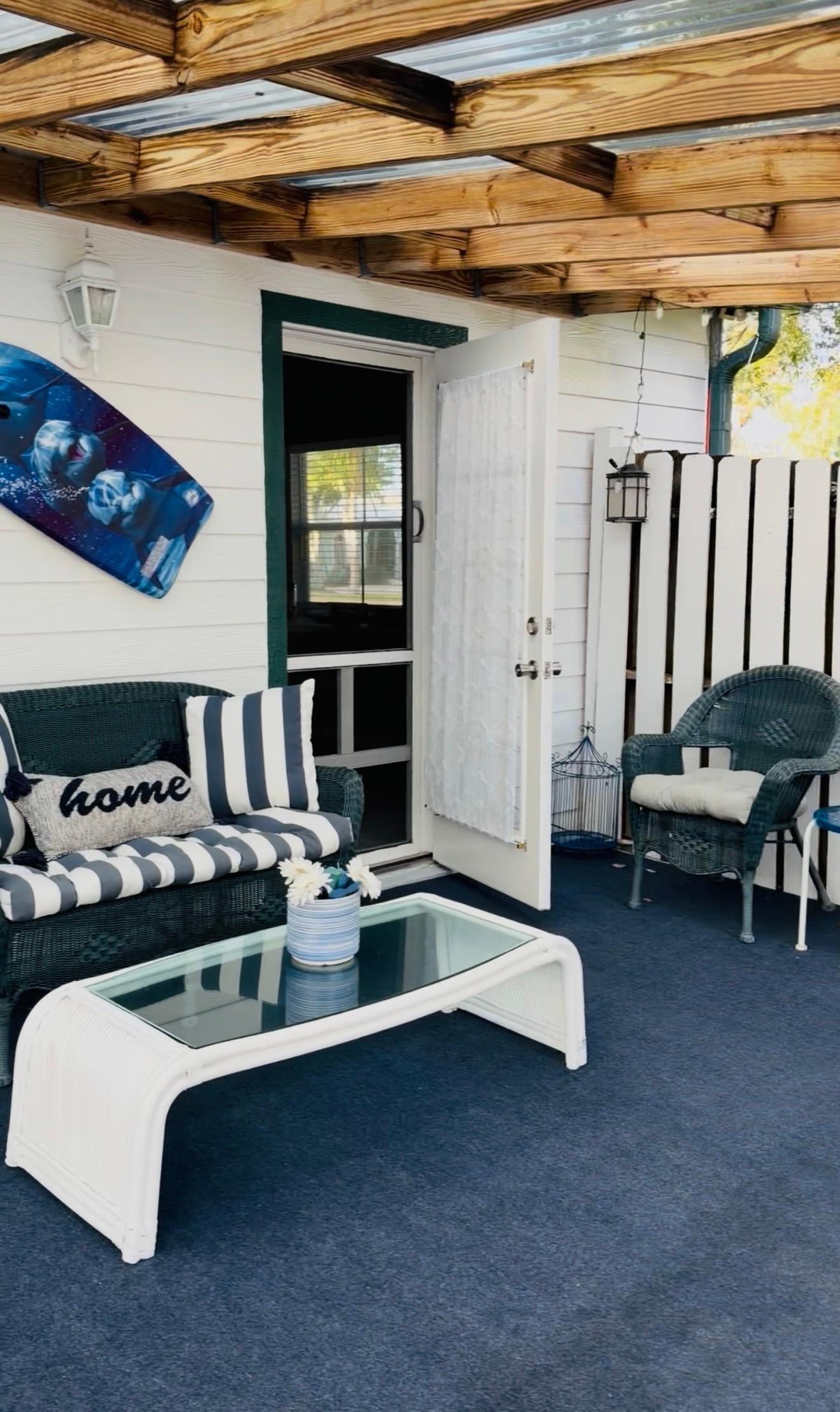 Front door of the building - welcoming & inviting 
