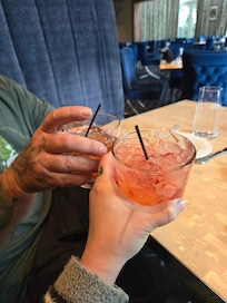 Signature drinks at Jimmy's Seafood.