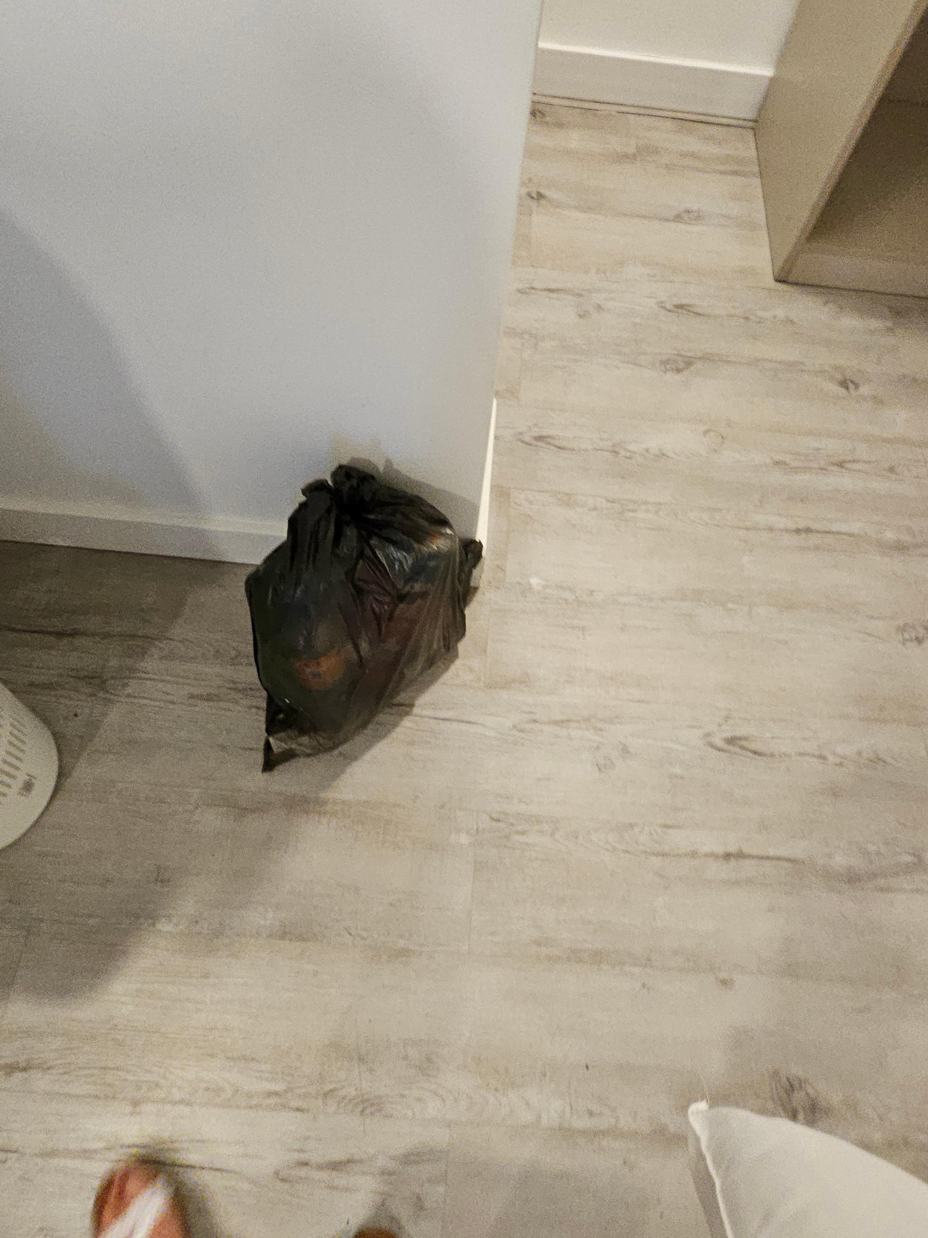 Poubelles des résidents precedents