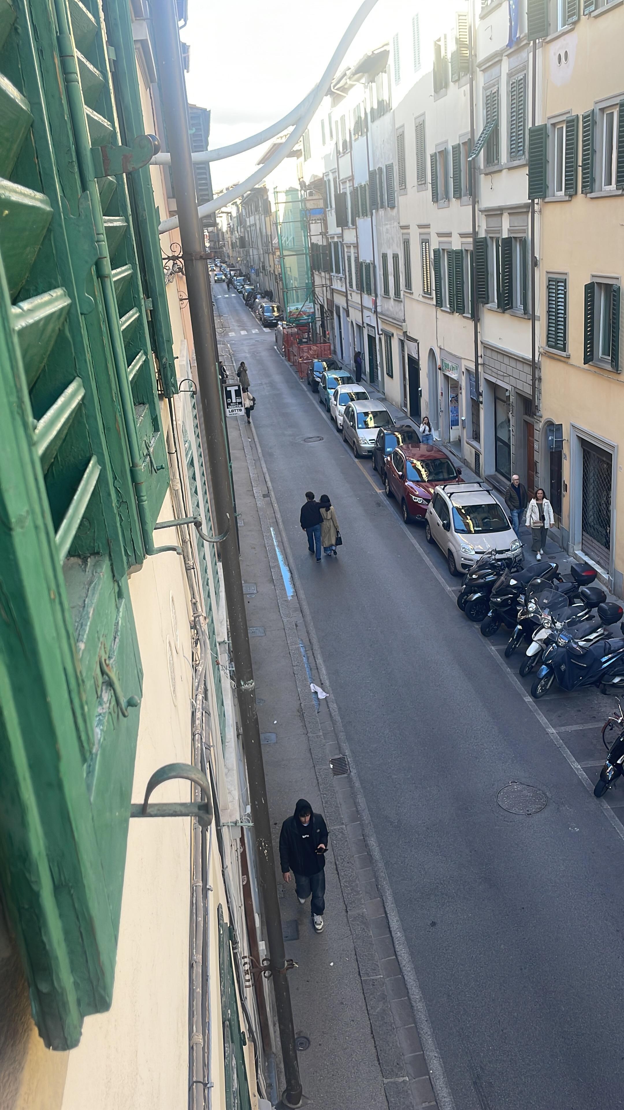 View from the front window. 