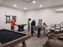 So much to play with in the game room!