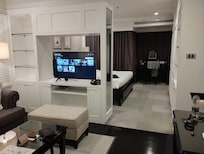 The studio flat we stayed in.