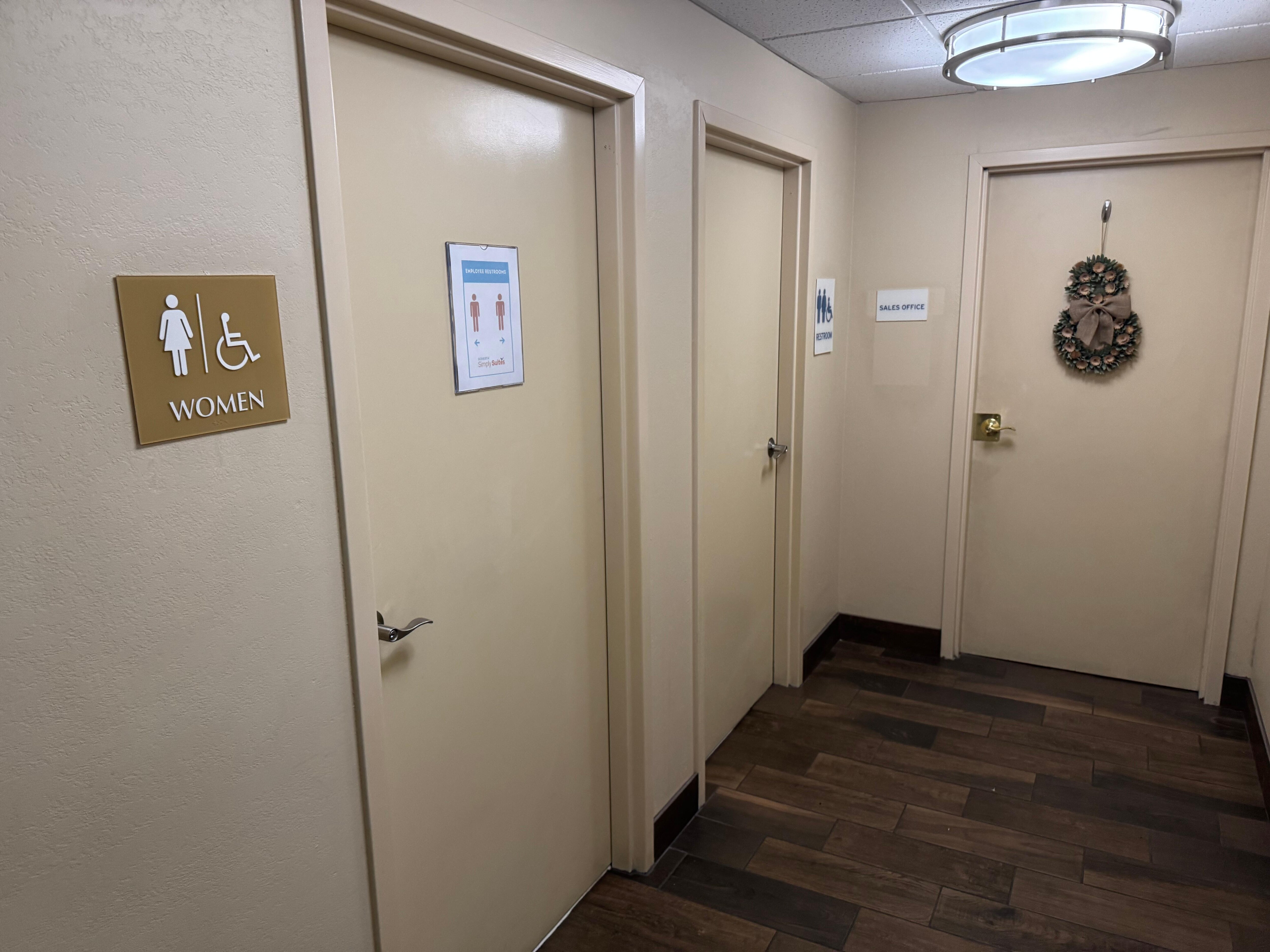  So, let's be clear: my room's toilet was unusable, the public facility was a biohazard, and the employee option was conveniently "out of order." This left me, a paying guest, with absolutely no accessible restroom facilities.

The audacity of this h