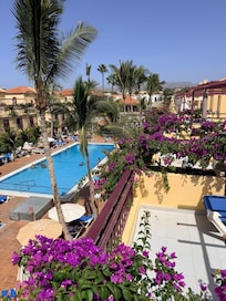 View from our private sun terrace