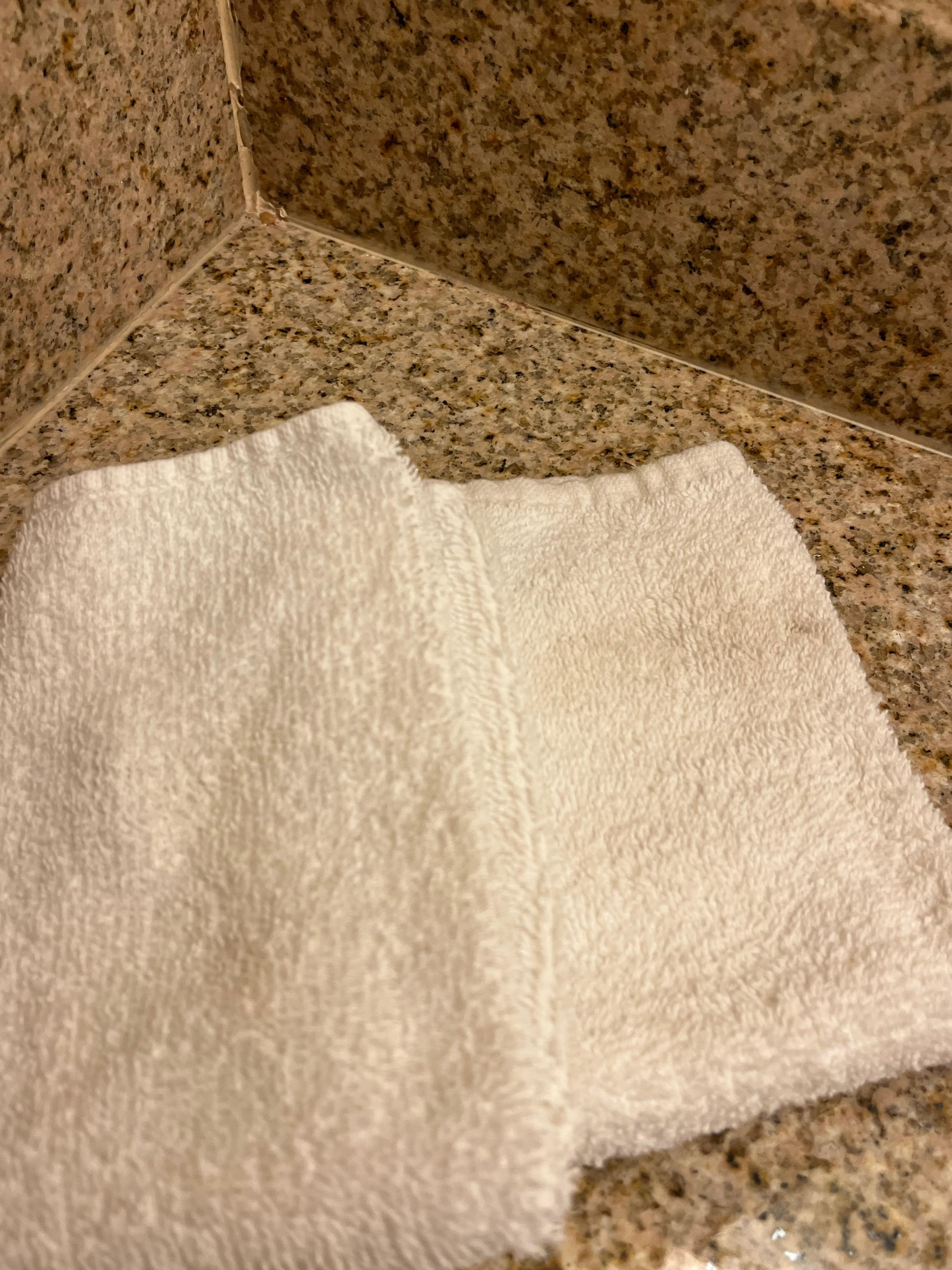 Nasty washcloths that you expect me to put on my face