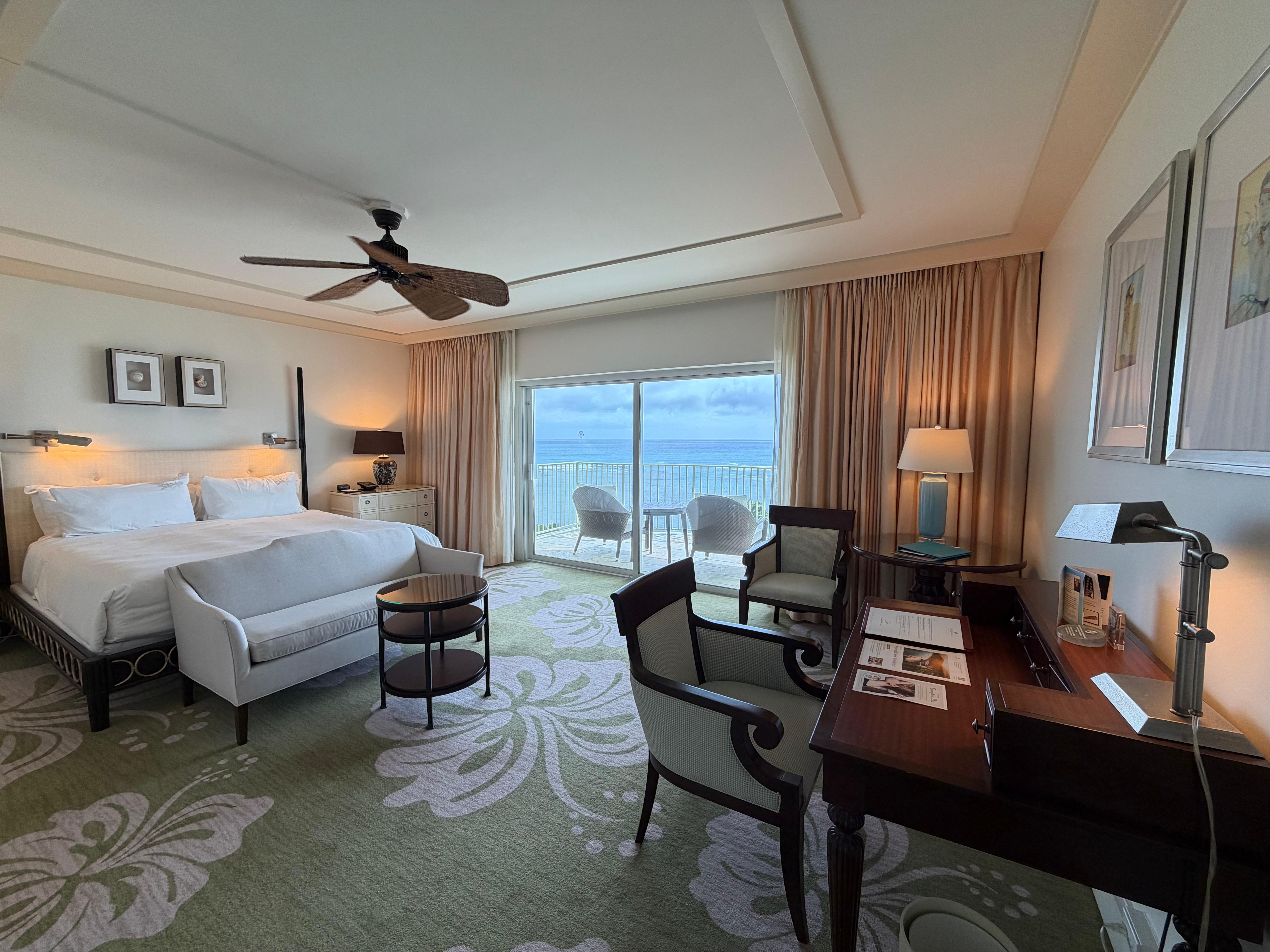 Ocean front lanai room.