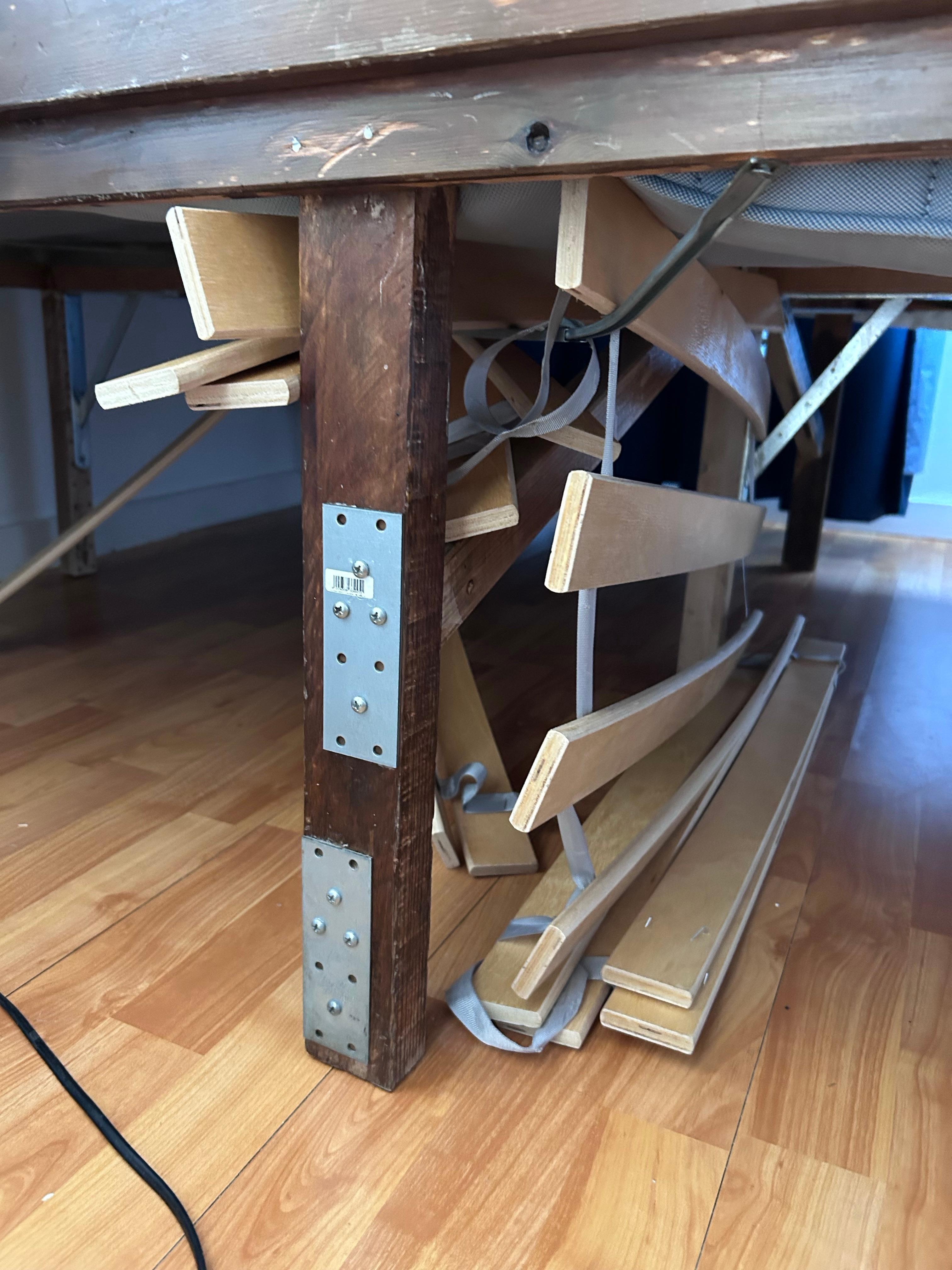 Broken bed frame