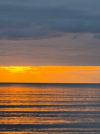 Sunrise from the beach only 50 yards away