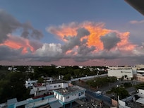 Sunrise from balcony