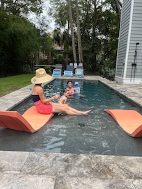 Pool perfect when traveling with small kids.
